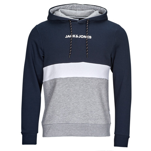 Jack & Jones - JJEREID BLOCKING SWEAT HOOD - Multicolore