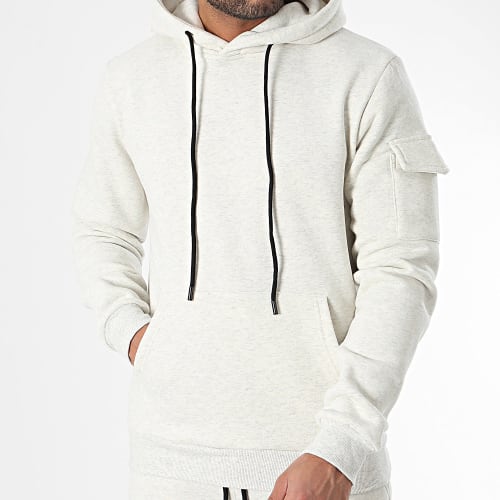Ensemble De Survetement Blanc Gris