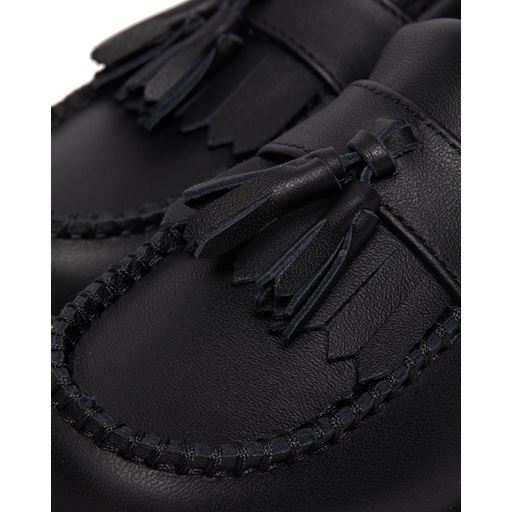 Dr. Martens Junior Adrian Loafers, Black Softy T, 33