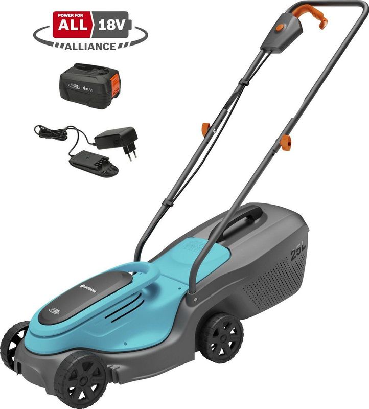 GARDENA PowerMax 30/18V Grasmaaier - Accu - Blauw - 300 mm Snijbreedte