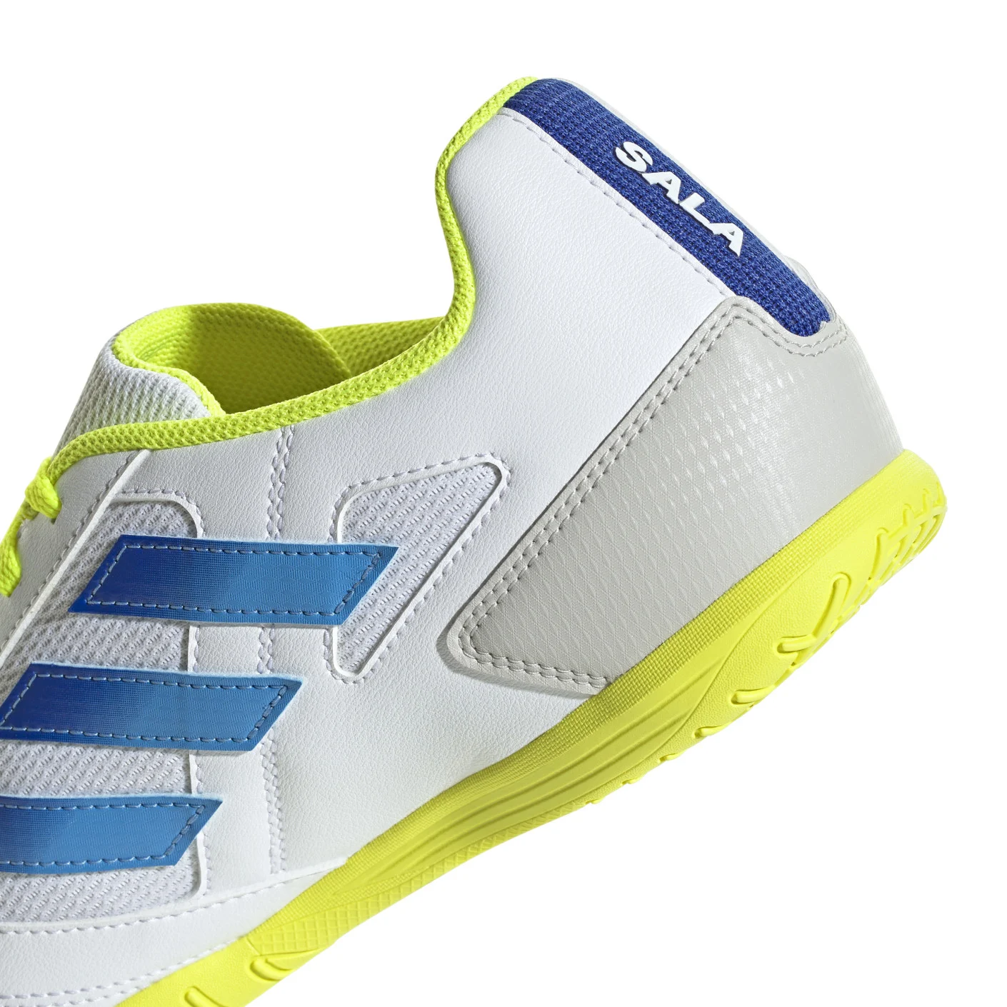 Adidas Super Sala 2 Zaalvoetbalschoenen (IN) Wit Blauw Geel