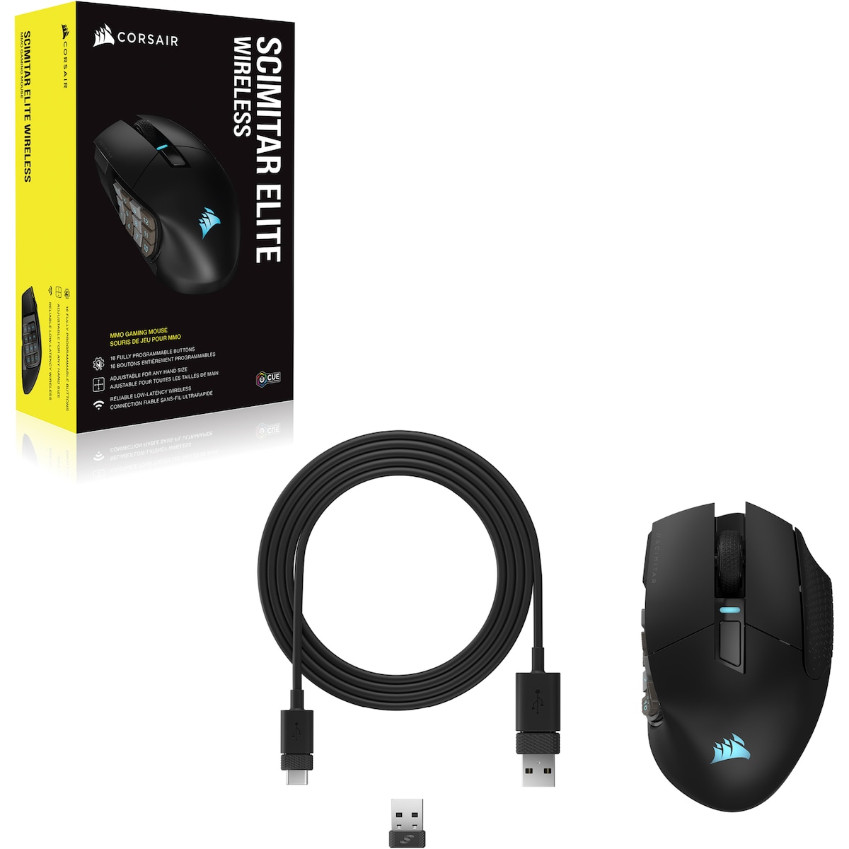 Corsair Scimitar Elite Wireless gamingmus
