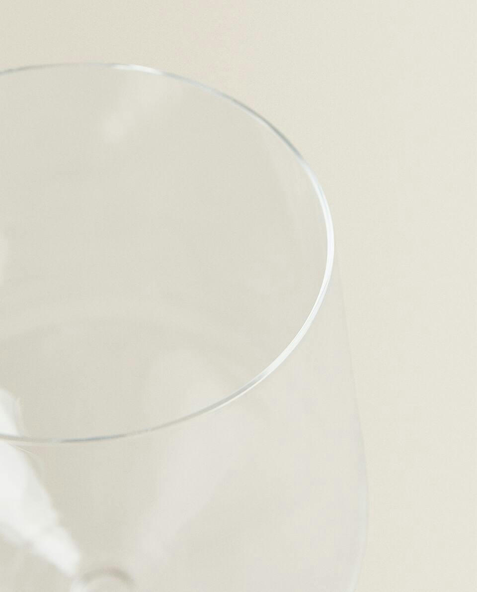 TAÇA DE VINHO GRANDE DE CRISTAL DA BOÊMIA