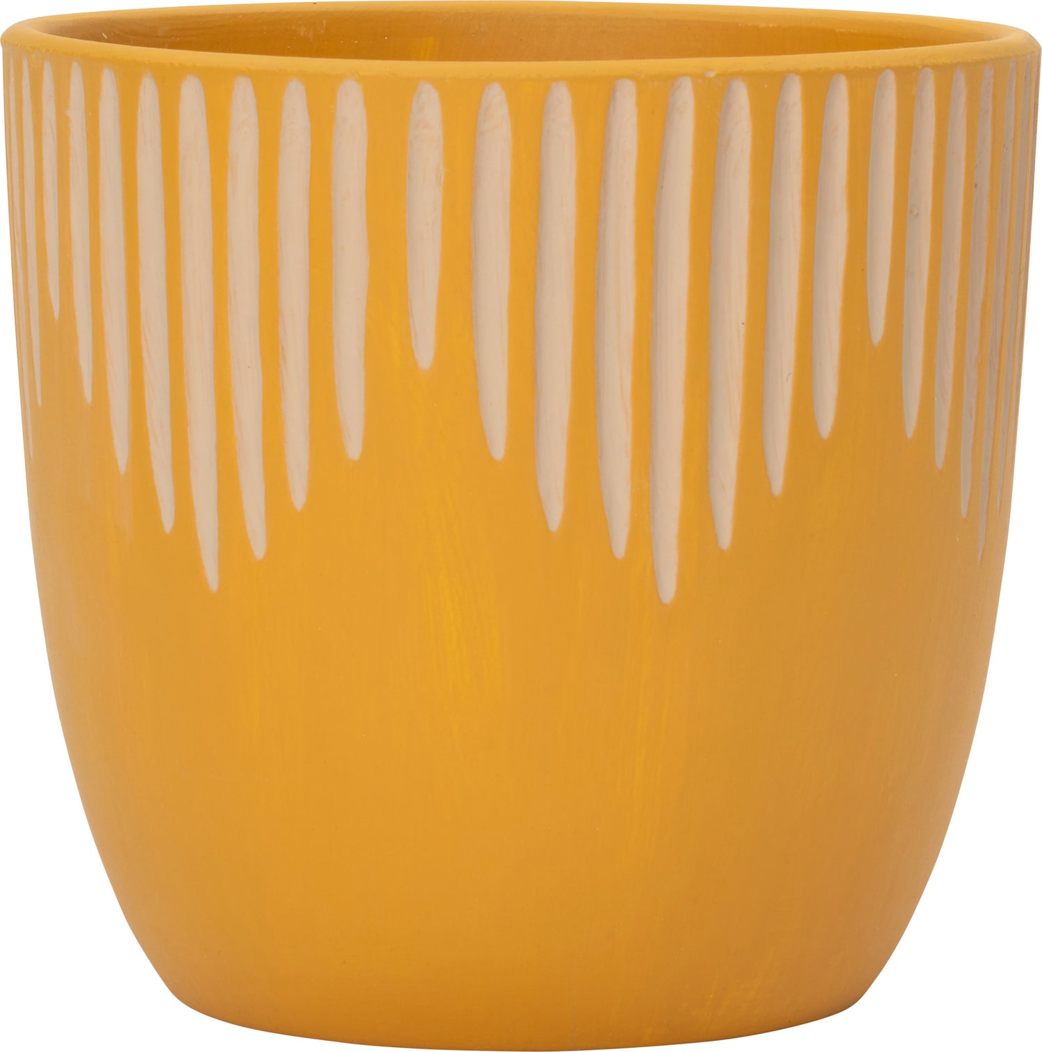 Intratuin pot Brent geel / crème D 7 x H 6,5 cm