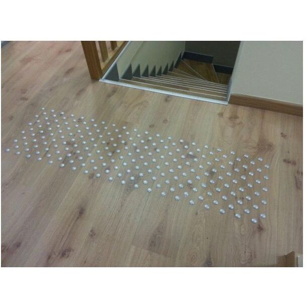 Plot Podotactile adhésif en Aluminium Anodisé