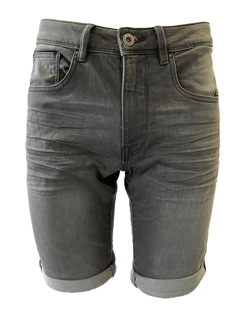 PETROL IND SHORT DENIM GREY