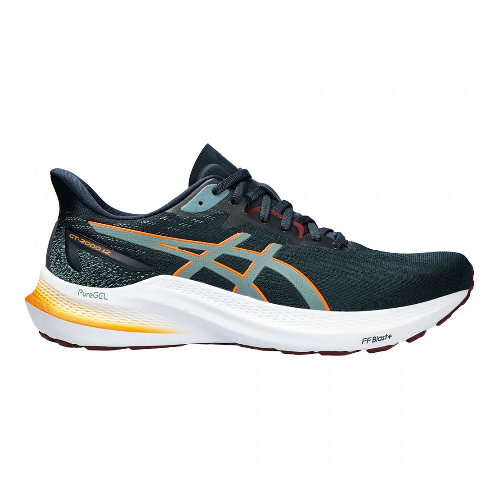 Asics GT-2000 12 - Chaussures running Homme french blue/foggy teal