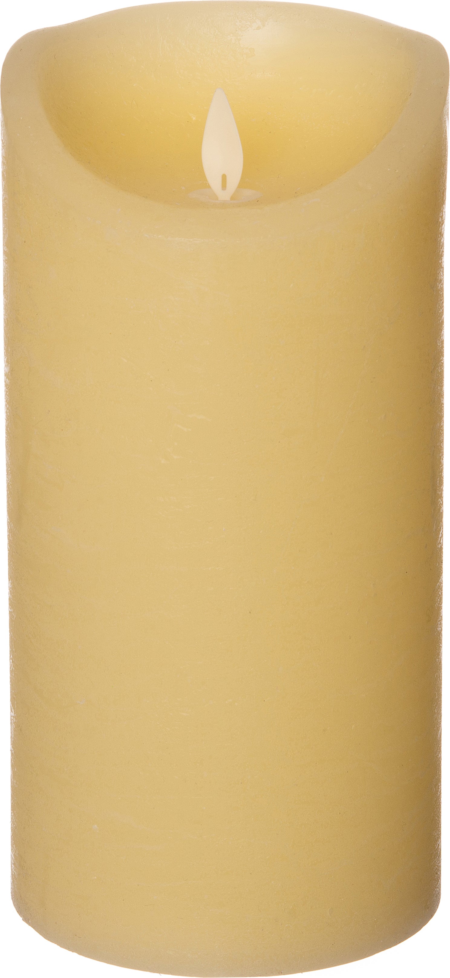 Anna's Collection LED stompkaars Rustiek goud met timer D 10 H 20 cm