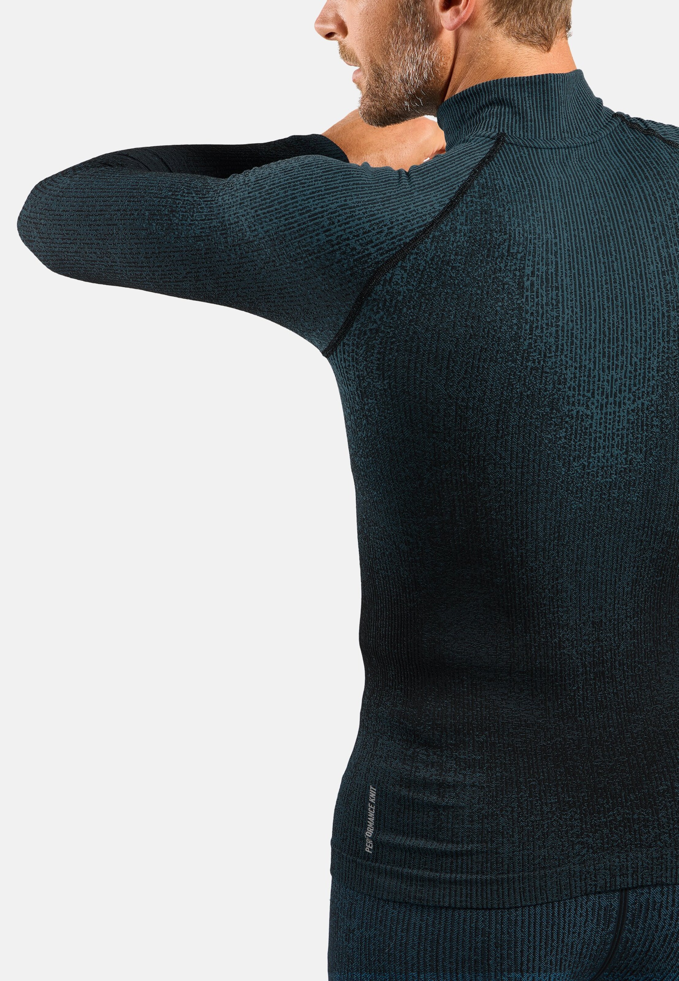 Blackcomb Base Layer Half Zip in provincial blue