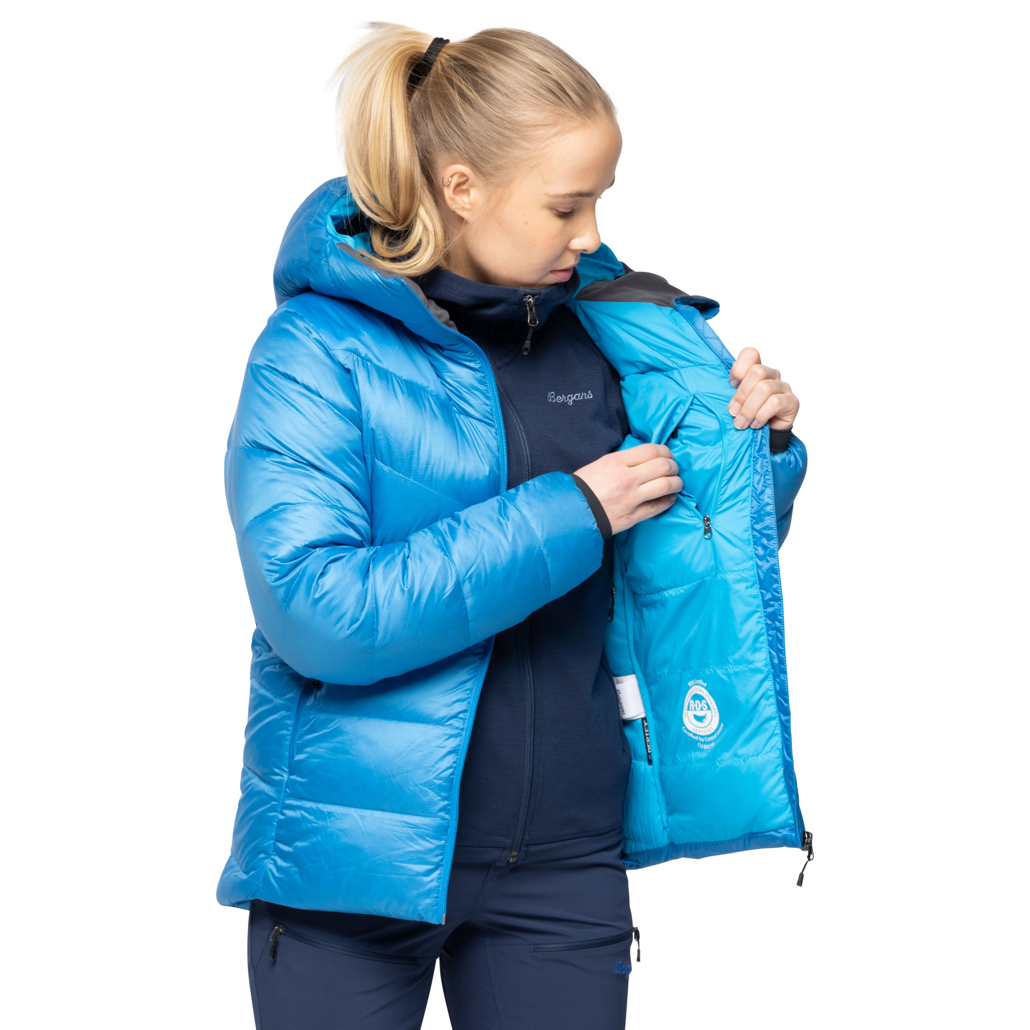 Rabot Allround Down Jacket Women Dark Aqua Lagoon