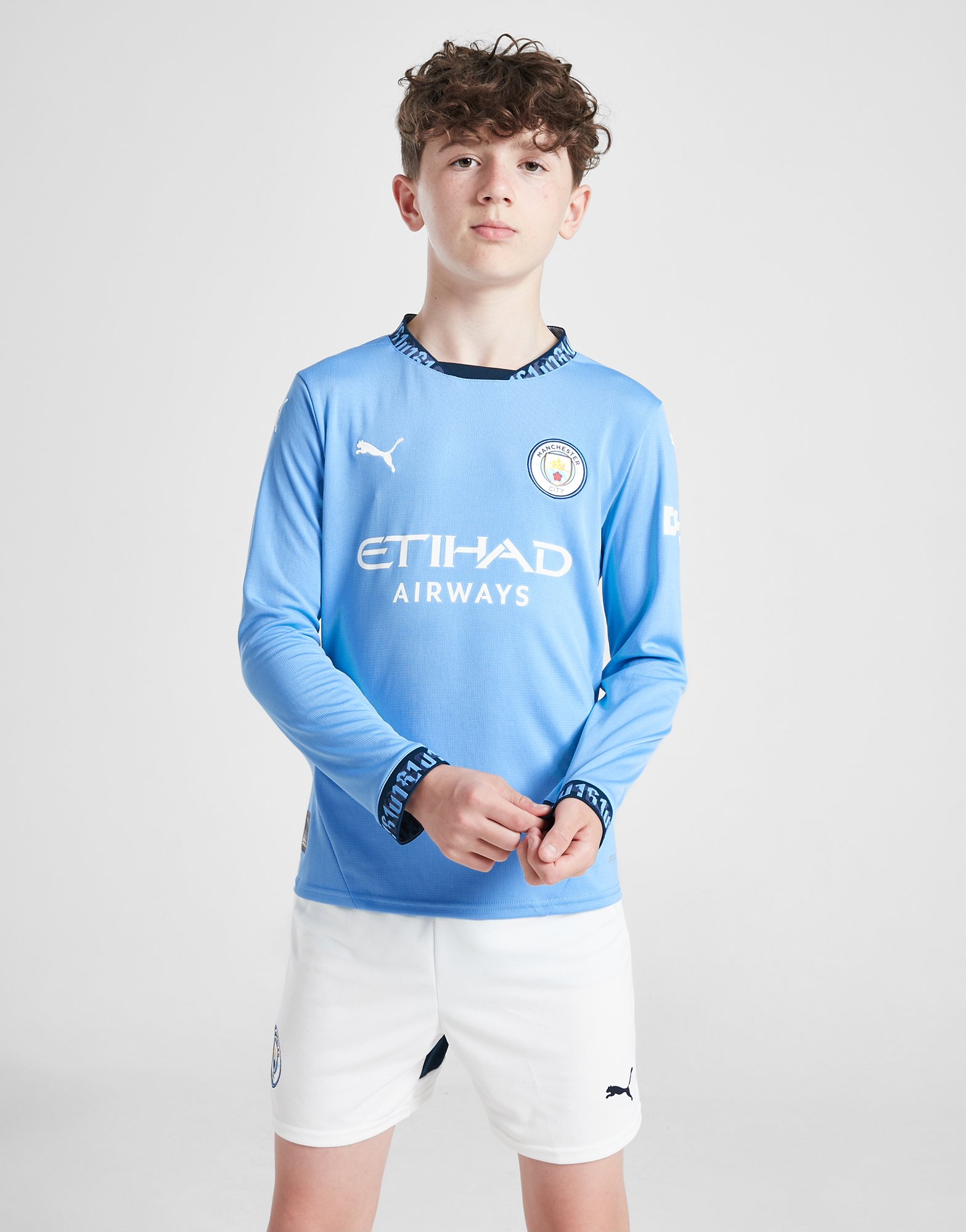 Puma Maillot Manches Longues Domicile Manchester City FC 24/25 Junior