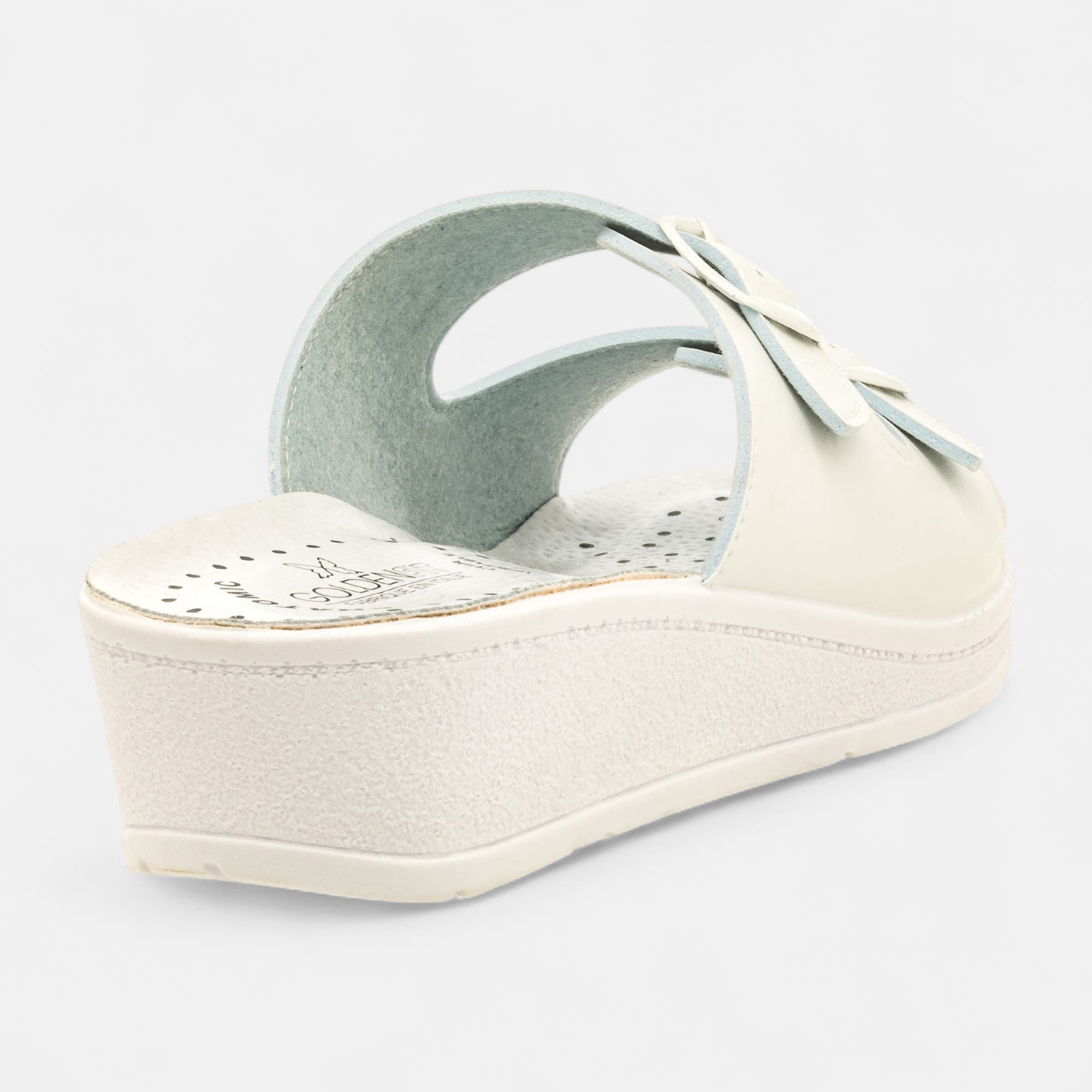 Nu-pieds confort Femme blanc
