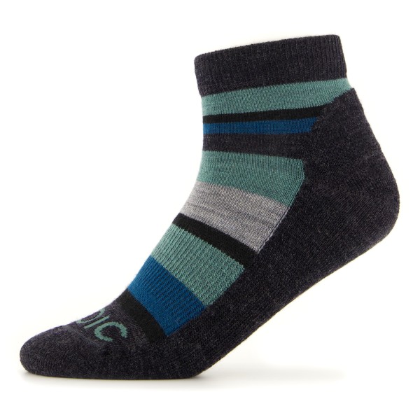 Stoic - Kid's Merino Trekking Quarter Socks Striped - Chaussettes de randonnée