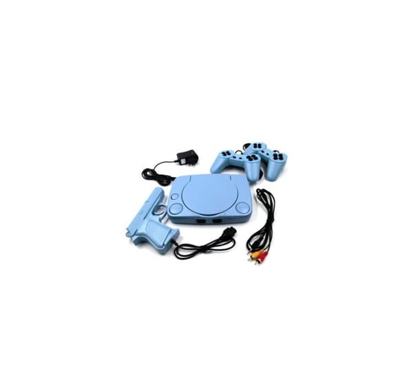 Spilldatamaskin, RF-2GUN retrokonsoll med 22 8-biters spill med 2 joysticks + spillpistol, Riff
