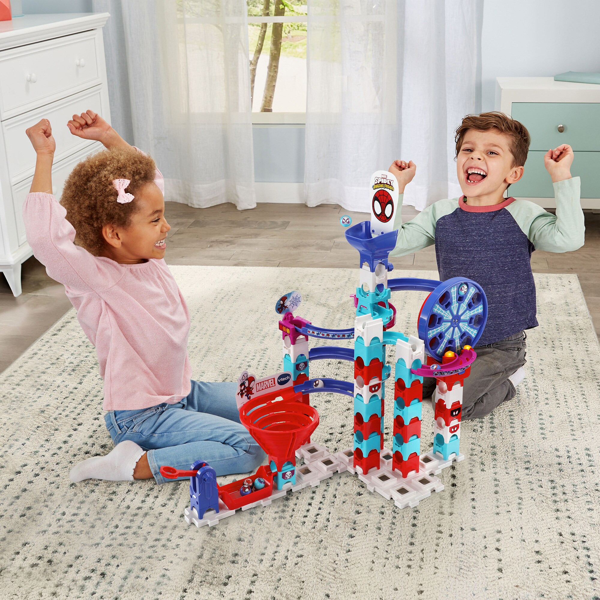 Vtech Bahn Marble Rush - Spidey Super Spin Challenge SP300E
