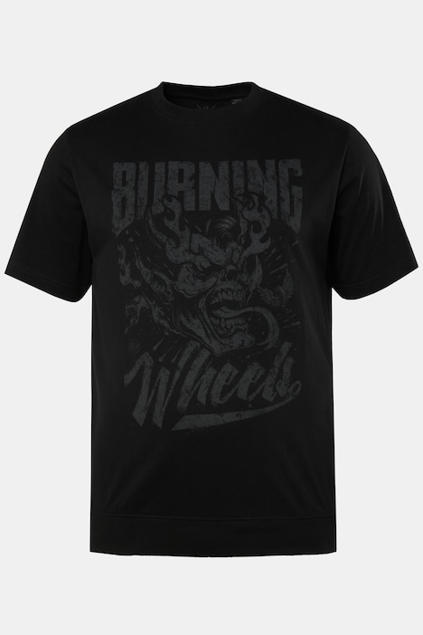 Schlafanzug, kurzer Zweiteiler, Bauchfit, T-Shirt mit Print, bis 8 XL