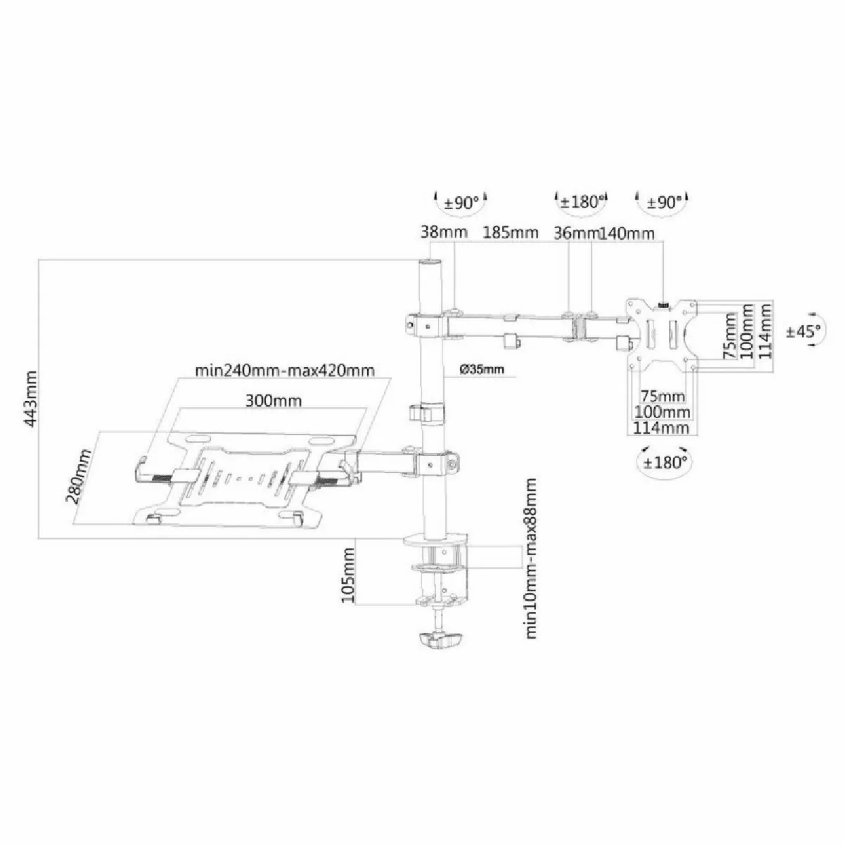 NEOMOUNTS FPMA-D550NOTEBOOK