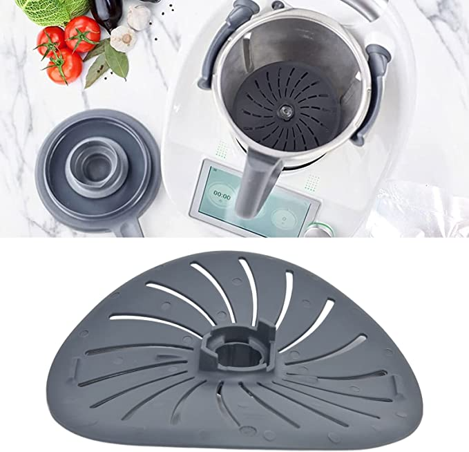 (Ø14cm) Messer Abdeckung Küchenmaschinen Zubehör Klingen Schutz Ersatzteil für Thermomix - Grau