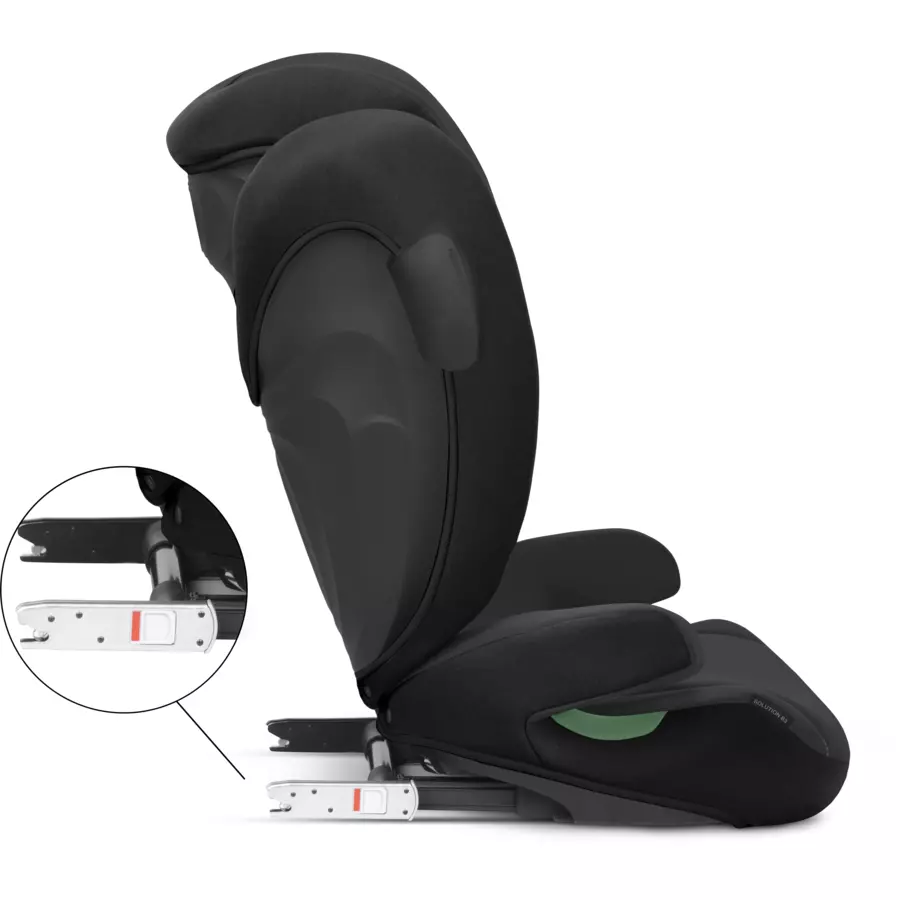 cybex Silver Kindersitz Solution B3 I-Fix Volcano Black