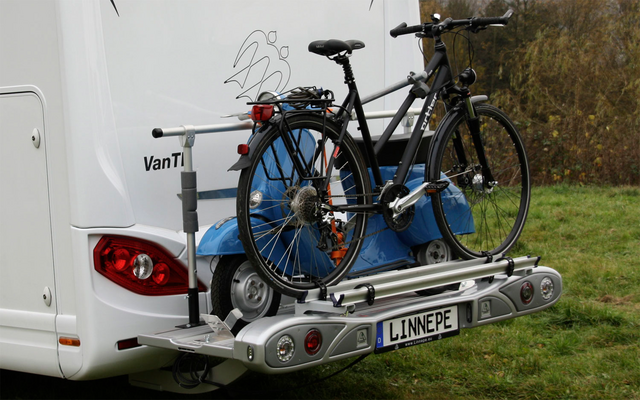 Linnepe Heck Fahrradhalter zu Lastenträger SlidePort / Trigger für 2/3 Fahrräder, E-Bike geeignet