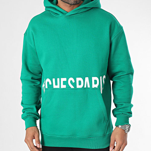 Sweat Capuche Vert