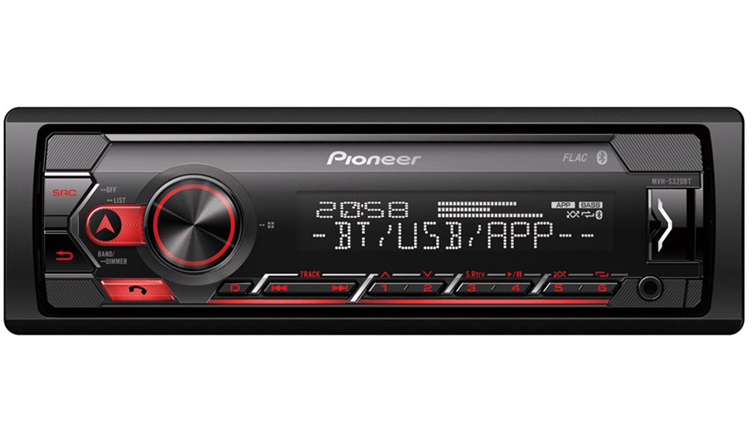 Pioneer MVH-S320BT 1DIN BT/USB/iPod