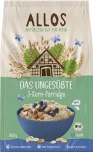 Allos Der Ungesüsste 3-Korn-Brei, 500 g