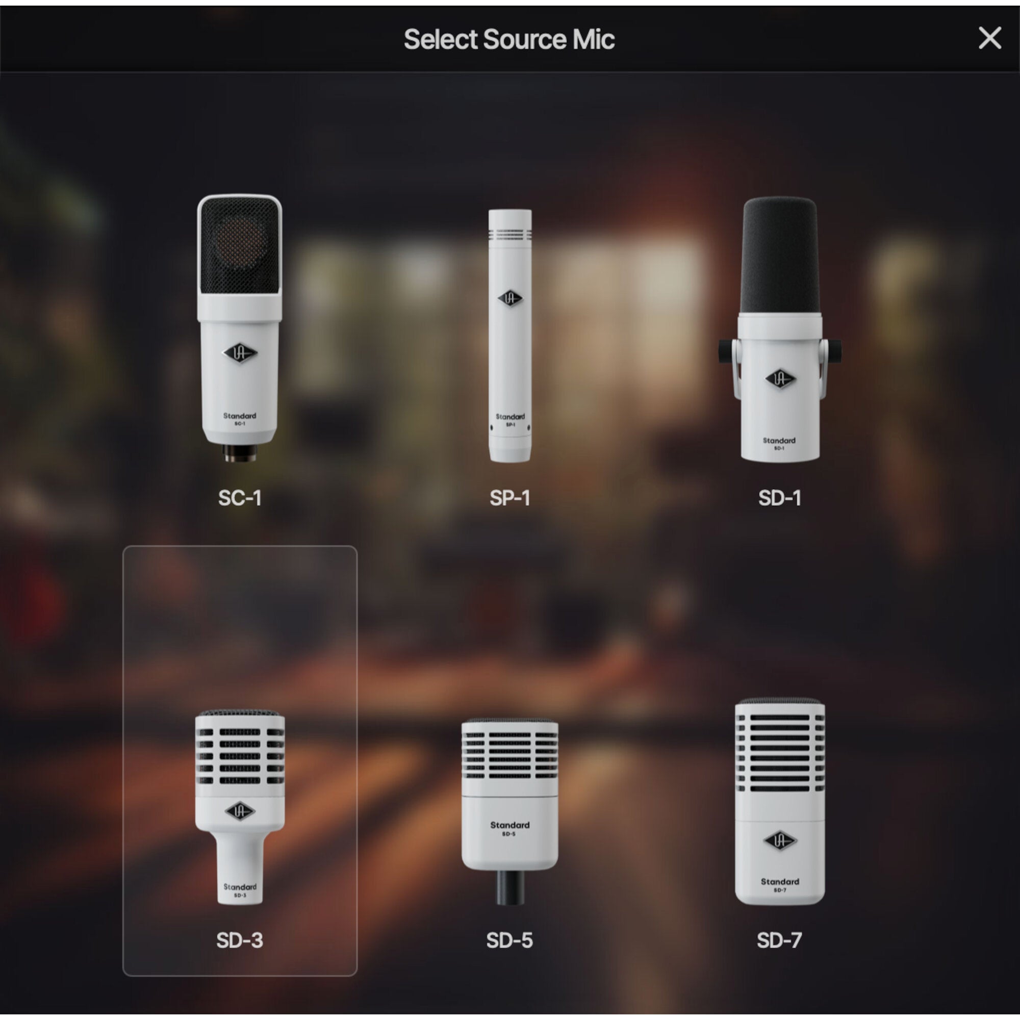 Universal Audio SD-3 3-Pack dynamische instrumentmicrofoon (set van 3)