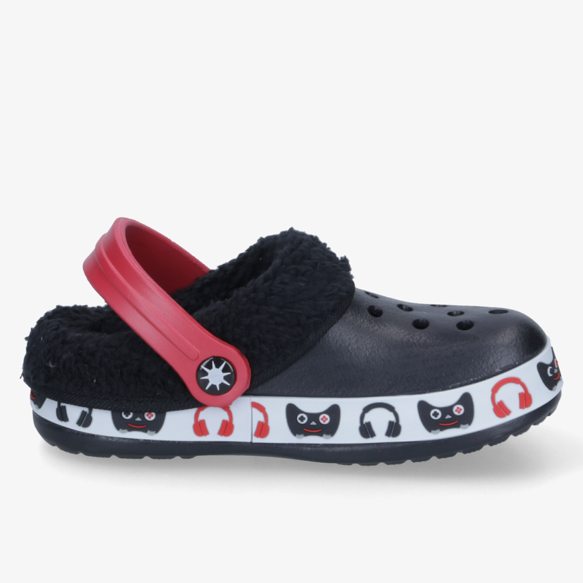 DooDogs Kinder Hausschuhe schwarz