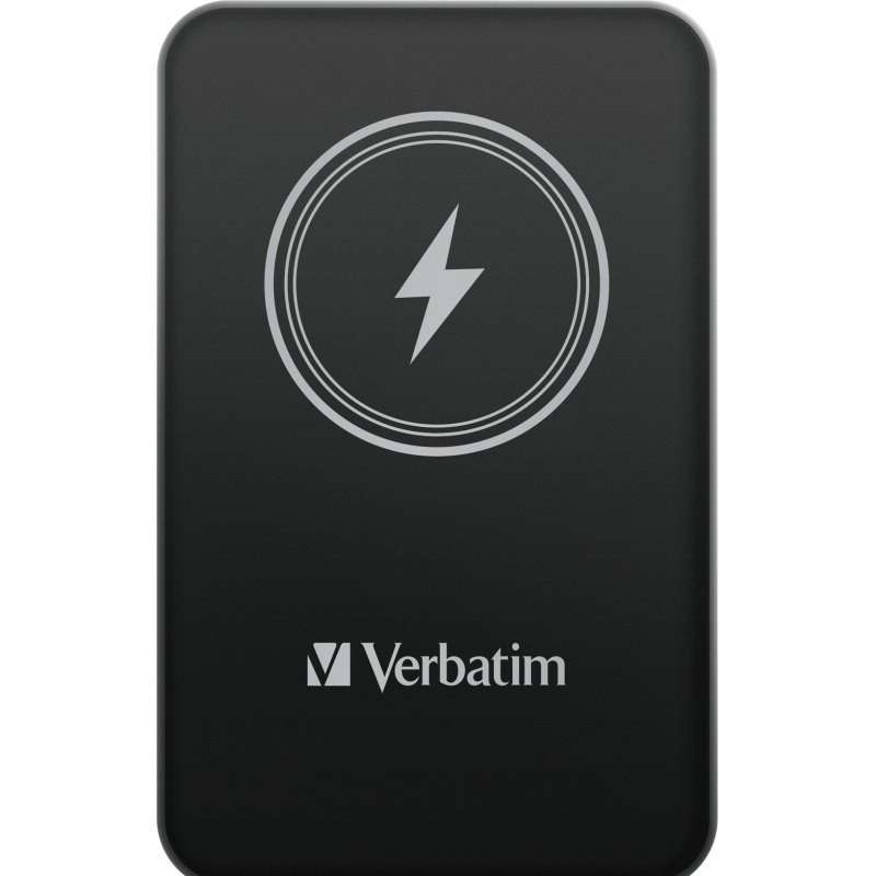 Verbatim Charge 'n' Go Lithium Polymère (LiPo) 5000 mAh Recharge sans fil Noir