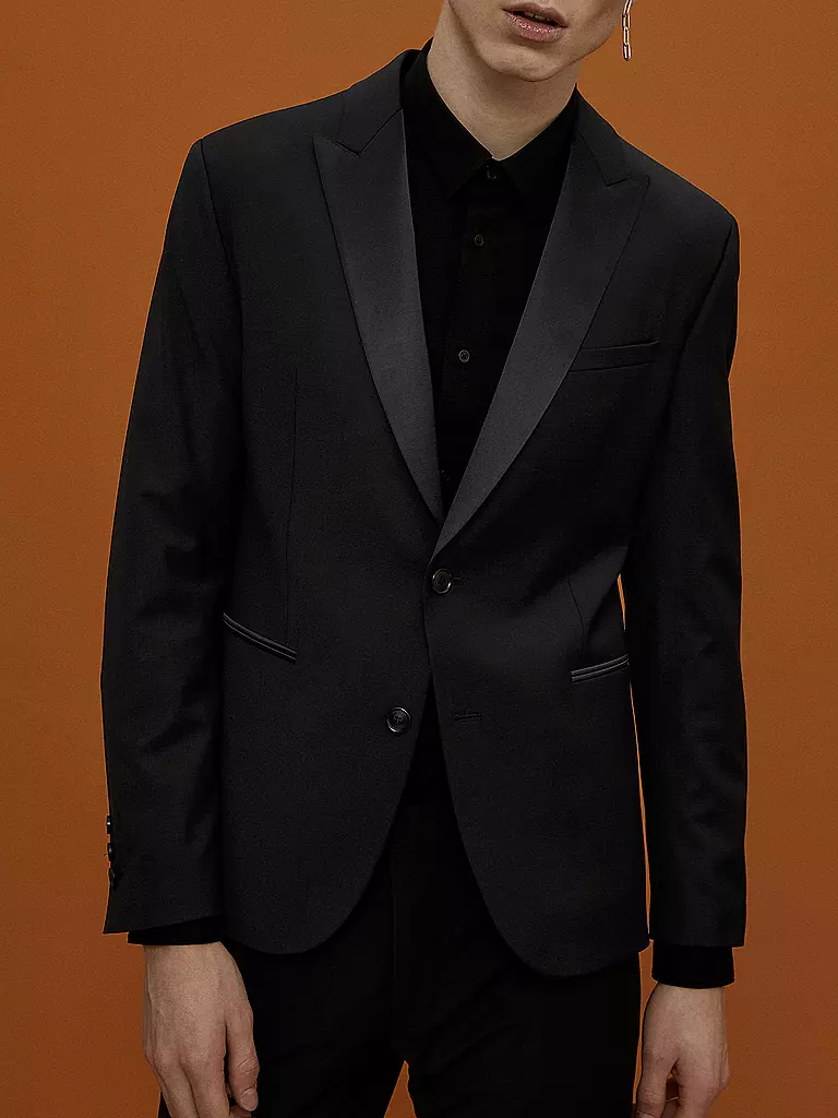 DRYKORN Smoking Sakko Skinny Fit LORIENT schwarz