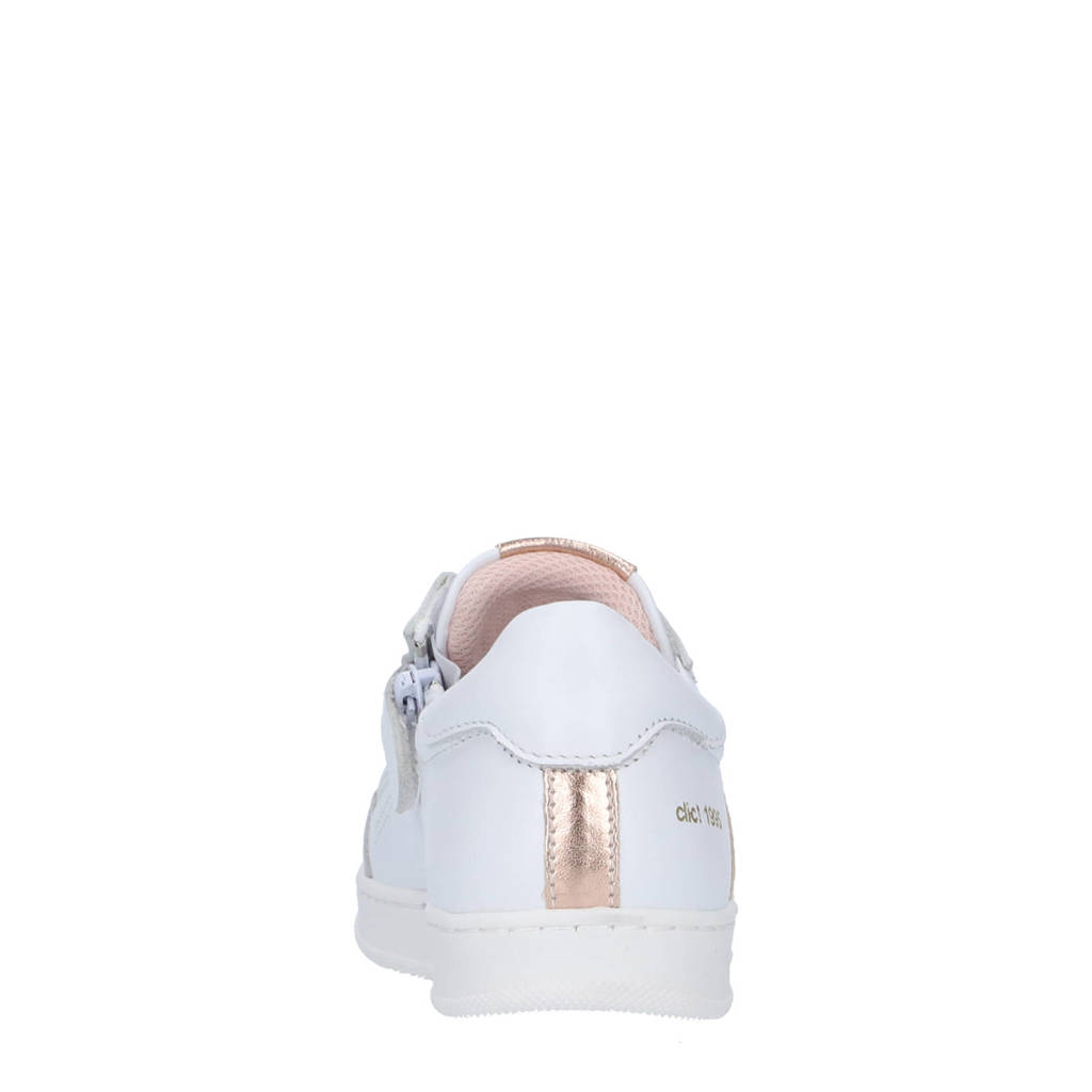Clic! leren sneakers wit