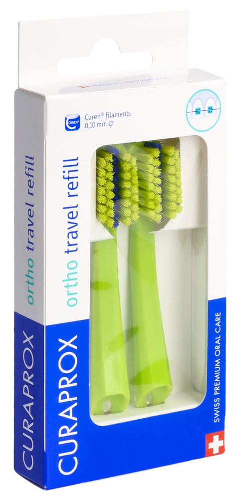 CURAPROX CS 5460 Travel Set Ortho<br>1 Stück, refill grün