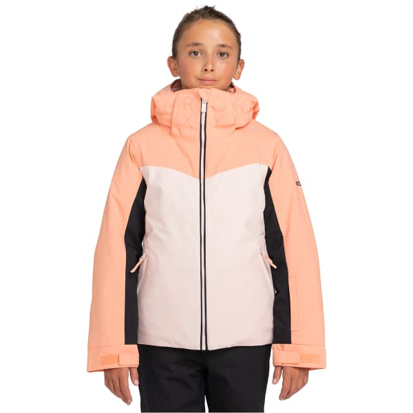 Veste de ski ROXY FREE JET BLOCK GIRL JK PEACH PINK