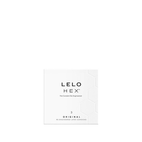 Lelo HEX Original 3 Preservativos