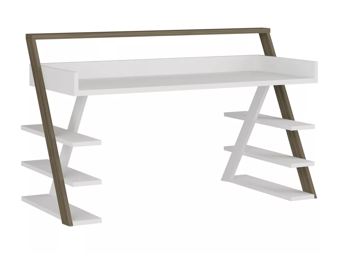 Bureau ARNETTI Noyer - blanc