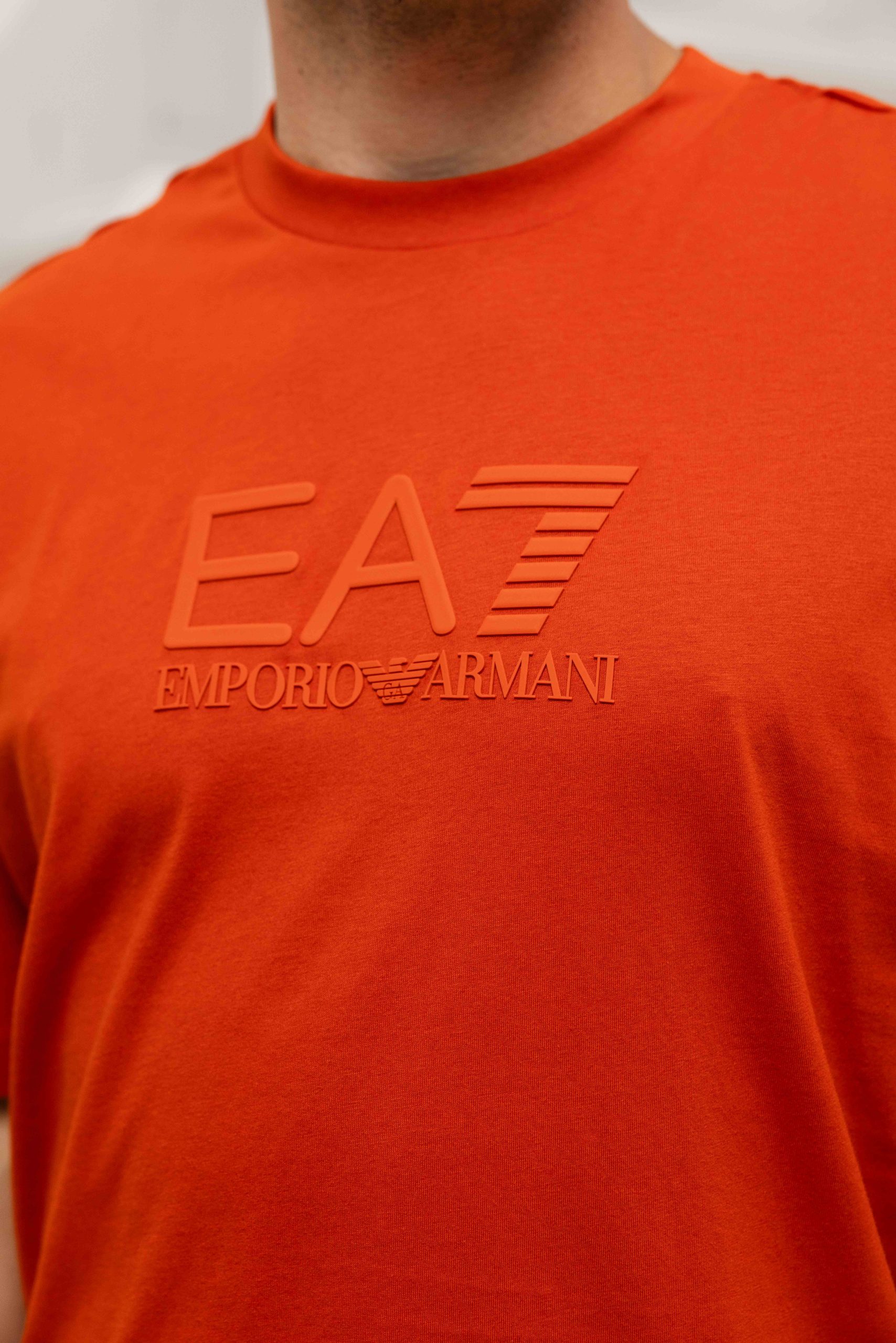 EA7 Emporio Armani 7M000226 T-Shirt Heren Oranje