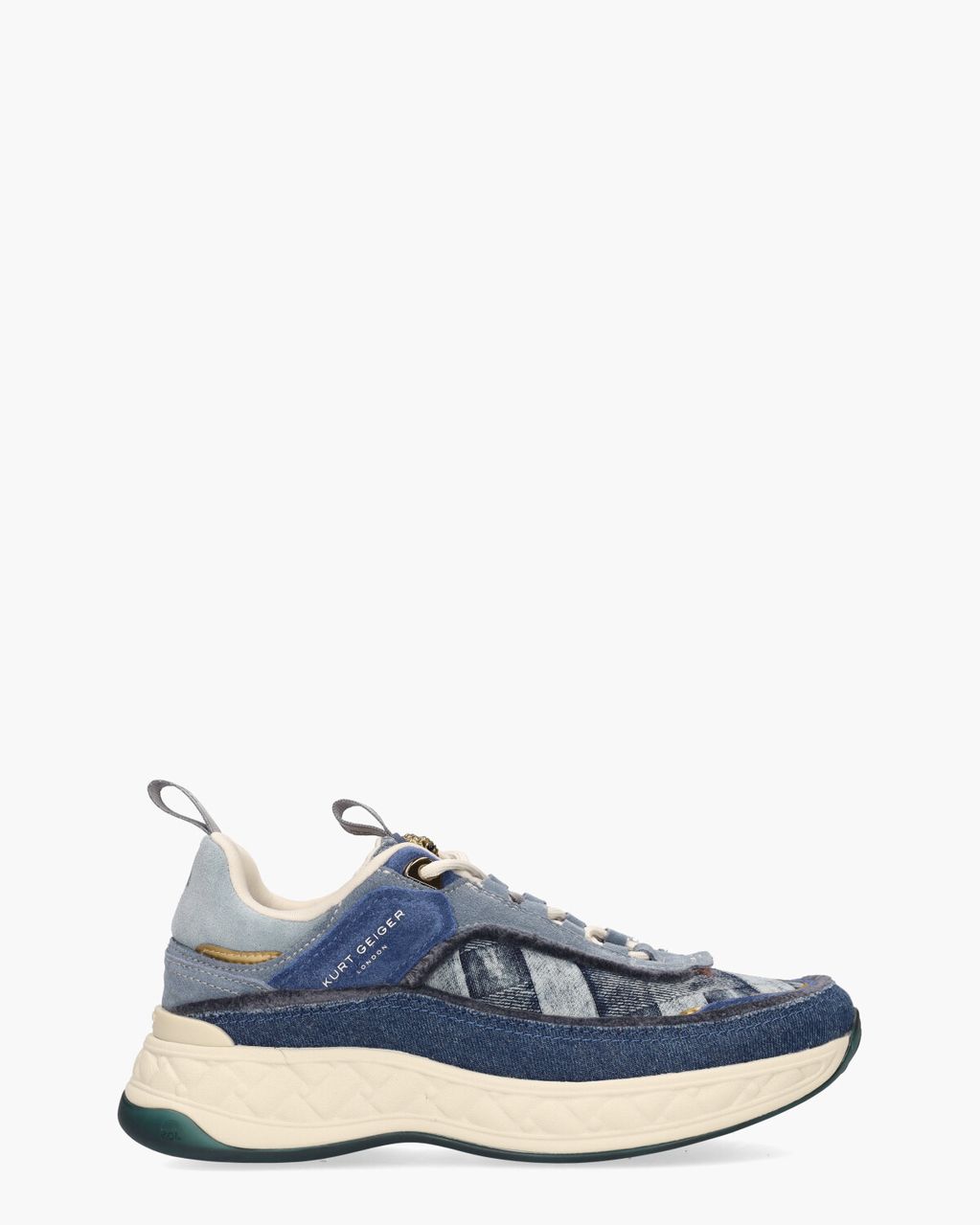 Kurt Geiger Kensington Sneaker Jeansblauw Damessneakers