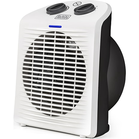 Black+Decker IP21 varmeblæser 2000 W - hvid