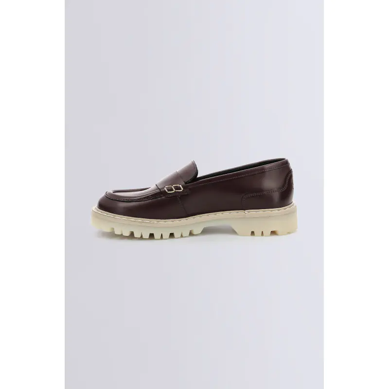 DECK LOAFER BORDEAUX LOAFER Cuir Femme