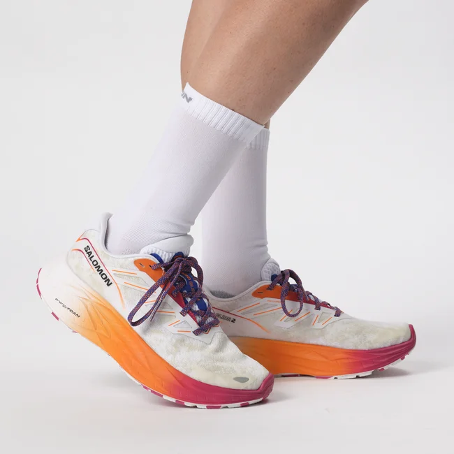 AERO GLIDE 2  Laufschuhe Damen White/DragonFire/Vivacious