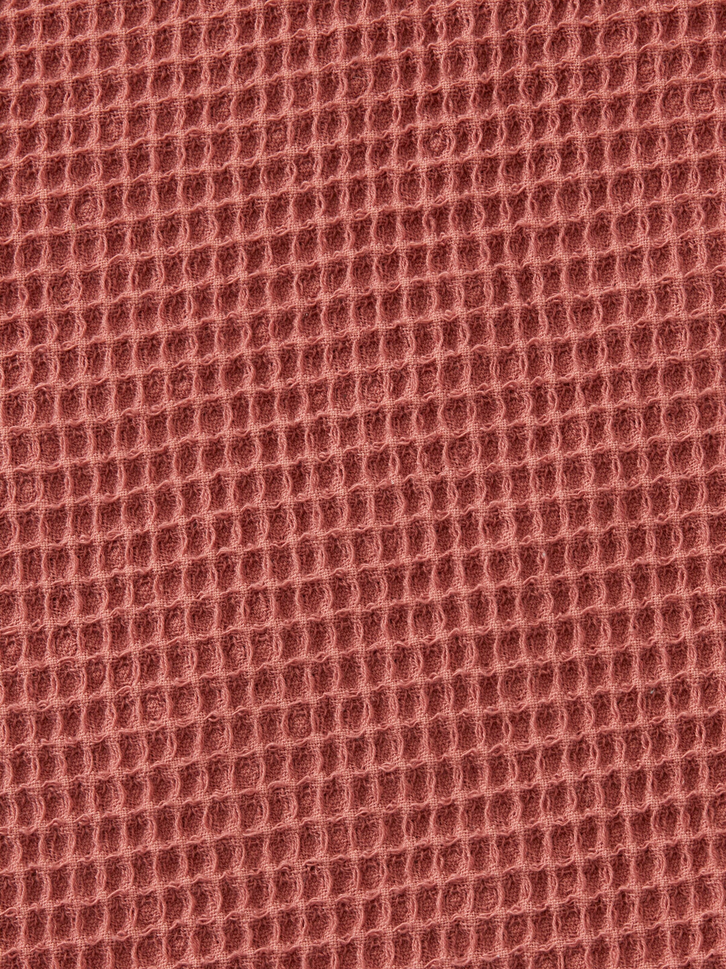 Vertbaudet Kinder Tagesdecke, Waffelpikee ziegel
