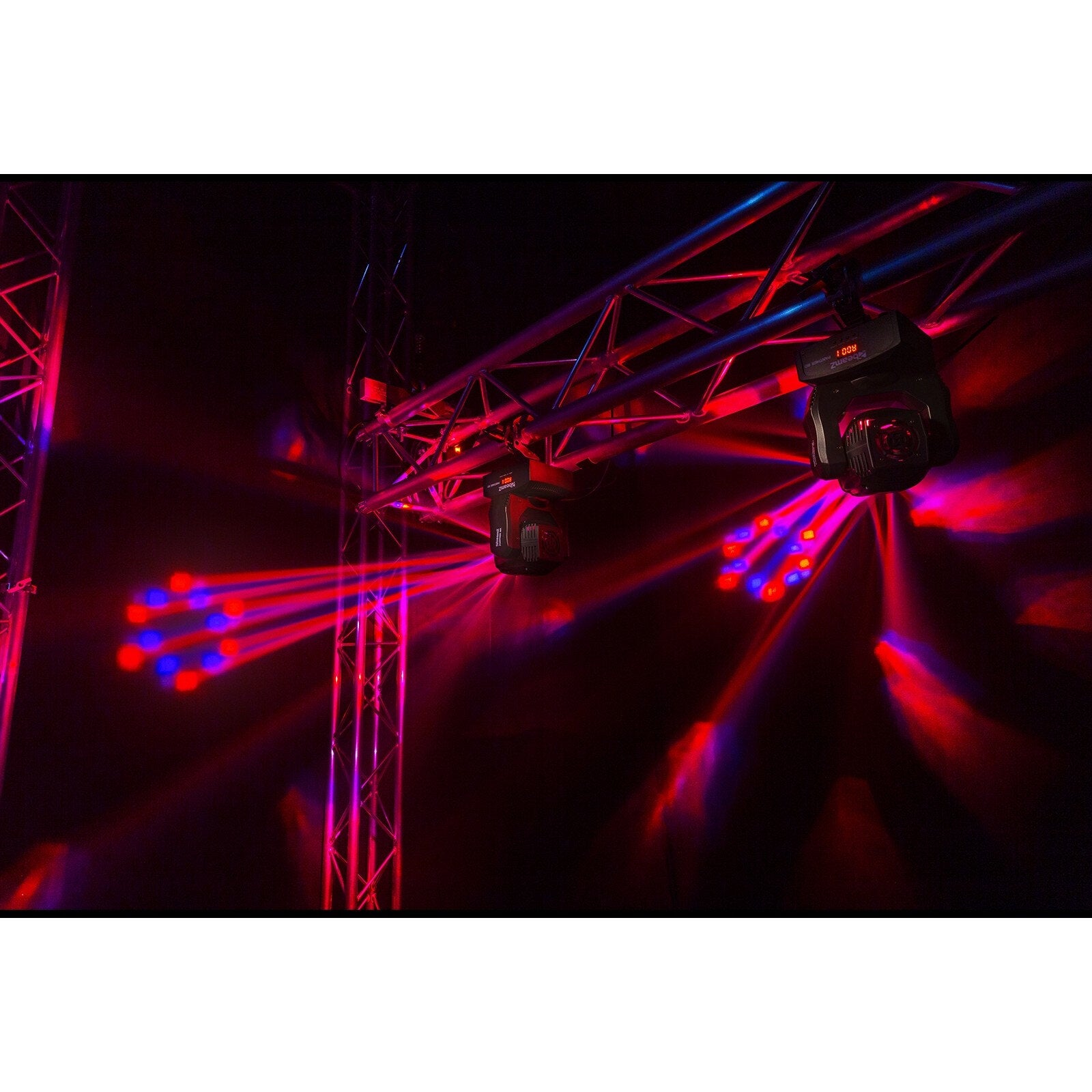 BeamZ Panther 80 LED 6x 12W RGBW moving head met roterende lenzen