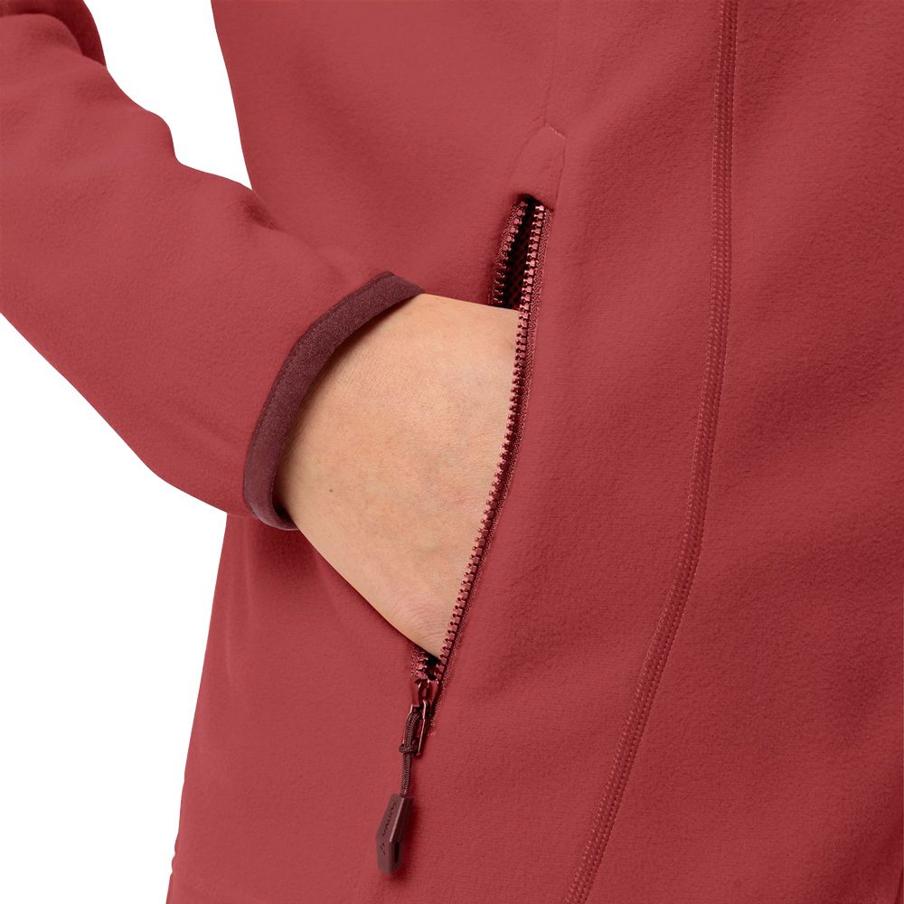 VAUDE Rosemoor II Fleecejacke Damen brick