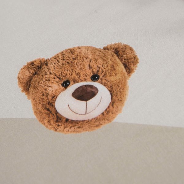 Snurk Teddy Dekbedovertrek – 140 x 200/220 cm – Beige