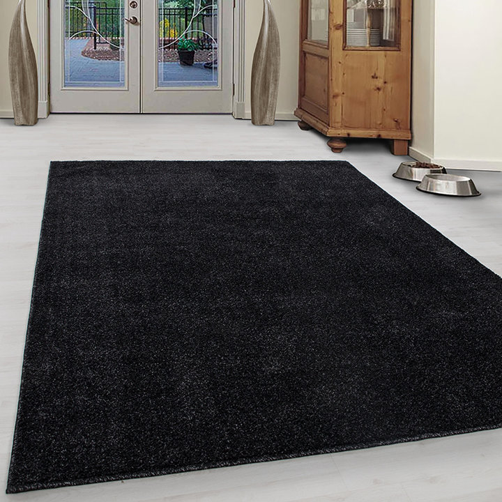 Laagpolig vloerkleed - Asa Antraciet | Tijdloos design