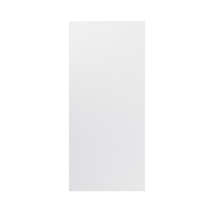 Panneau de finition îlot Goodhome Garcinia gris clair brillant H. 89 cm x l. 200 cm x Ep. 18 mm