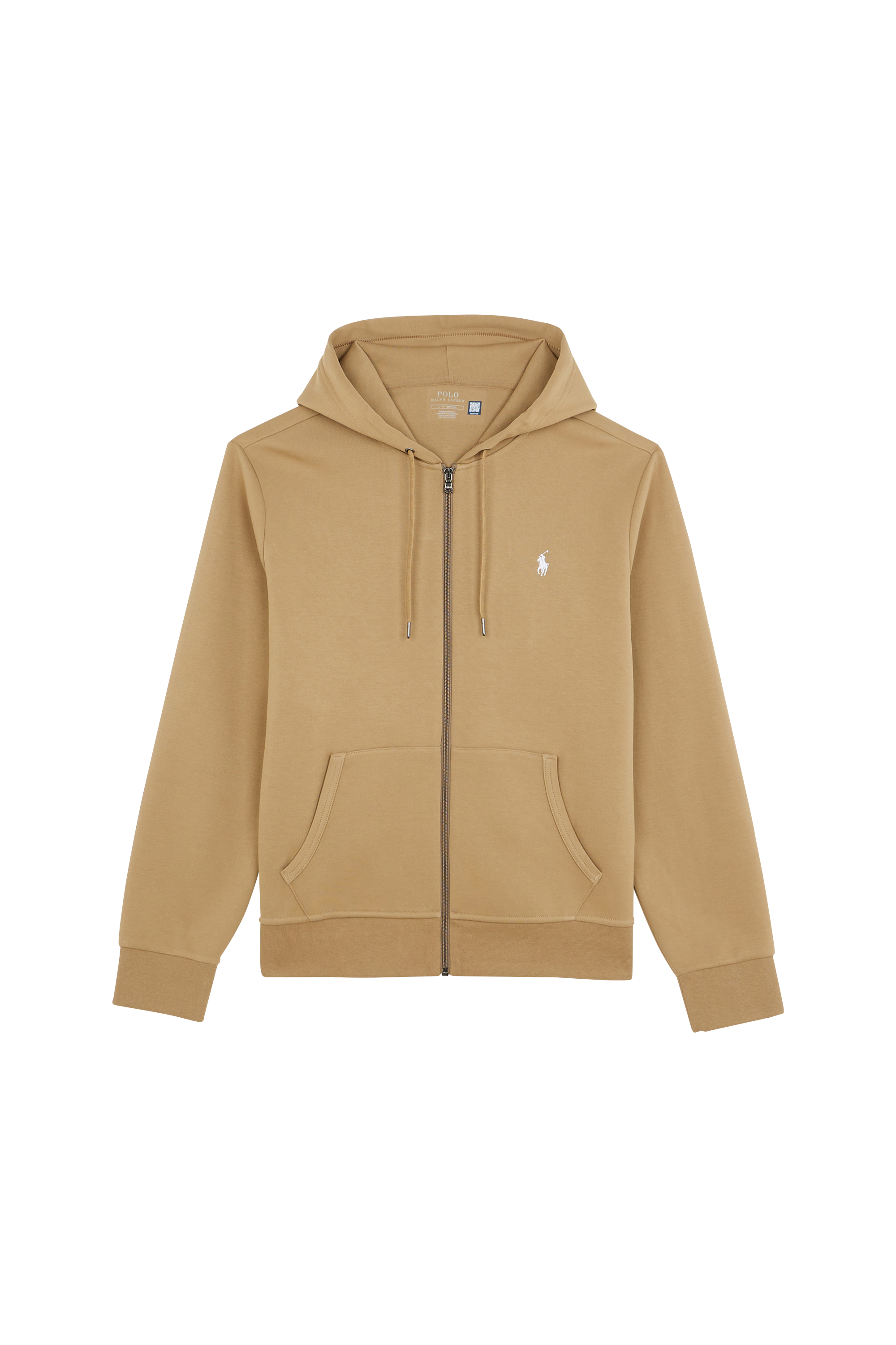 POLO RALPH LAUREN Hoodie zippé DOUBLE KNIT Beige
