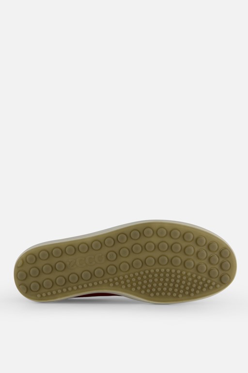 Ecco Soft 7 W Sneakers rood Leer