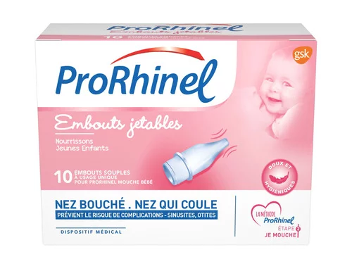 Embouts jetables souples ProRhinel - x 10 Embouts